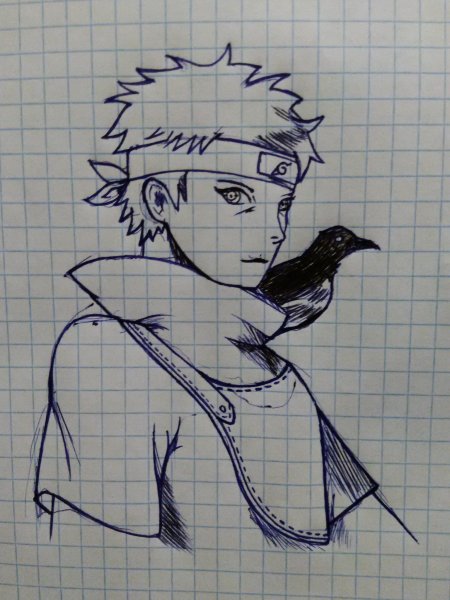 Шисуи Учиха срисовать