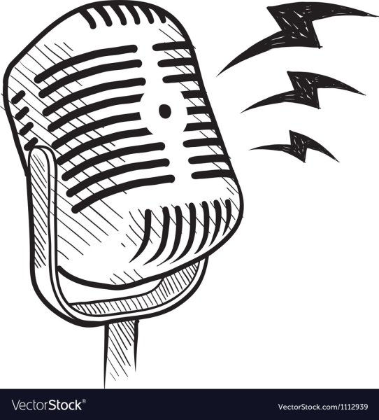 Микрофон для срисовки