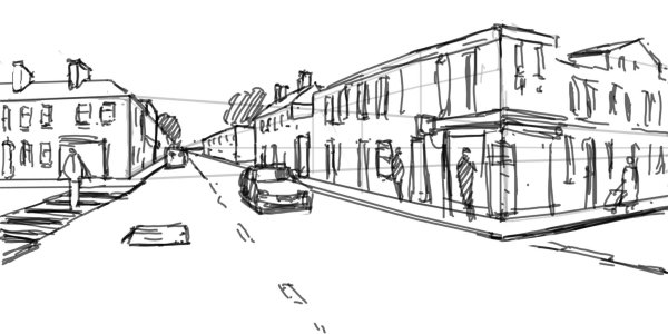 Эскиз улицы