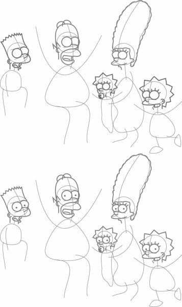 Уроки рисования Симпсонов