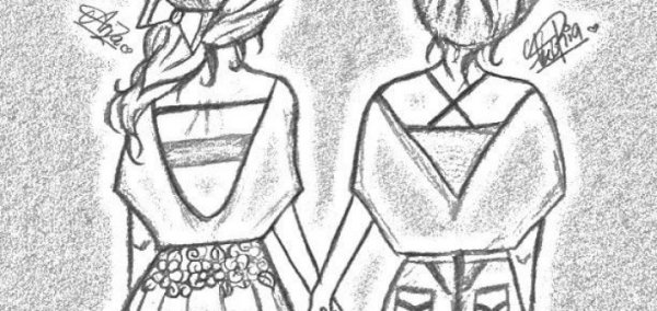 Лёгкие рисунки для подруг