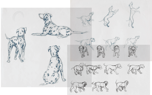 101 Далматинец референсы