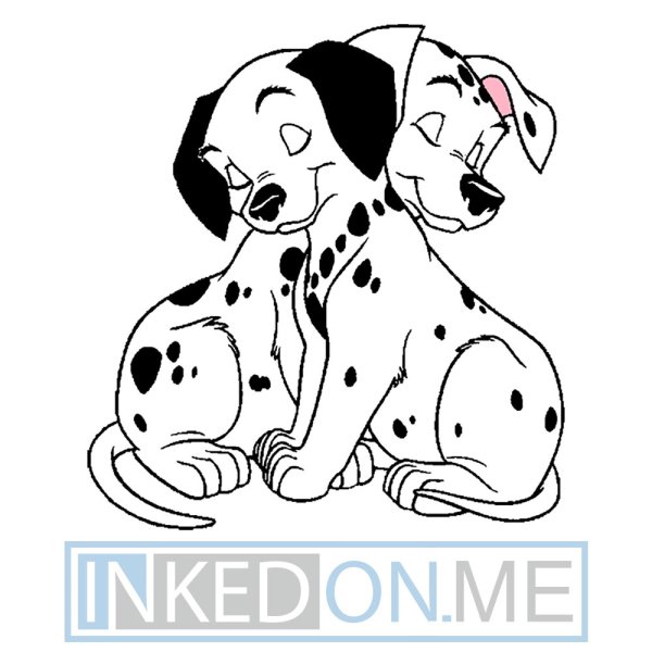 Раскраска далматинец мама