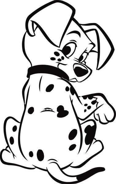 Далматинец шаблон