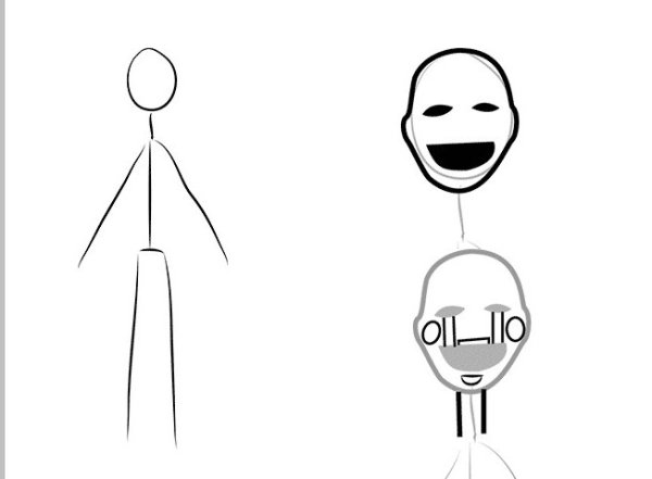 Как рисовать марионетку