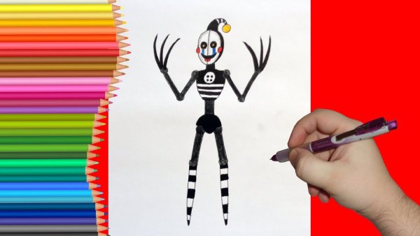 АНИМАТРОНИКИ для срисовки марионетка