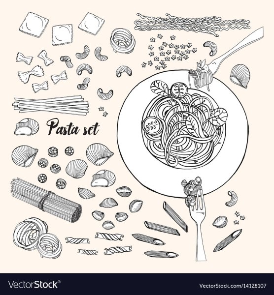 Паста зарисовка