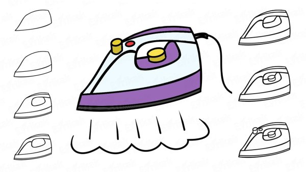 Утюг рисунок