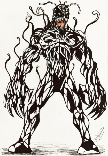 Раскраски Марвел симбионты