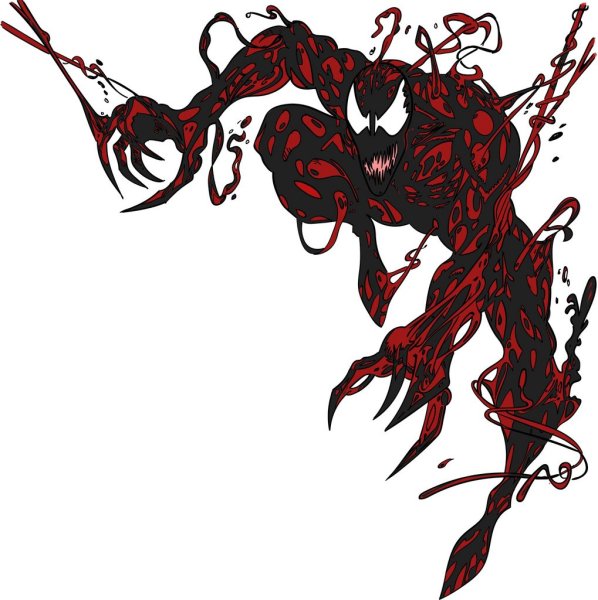 Раскраски человек паук и Веном