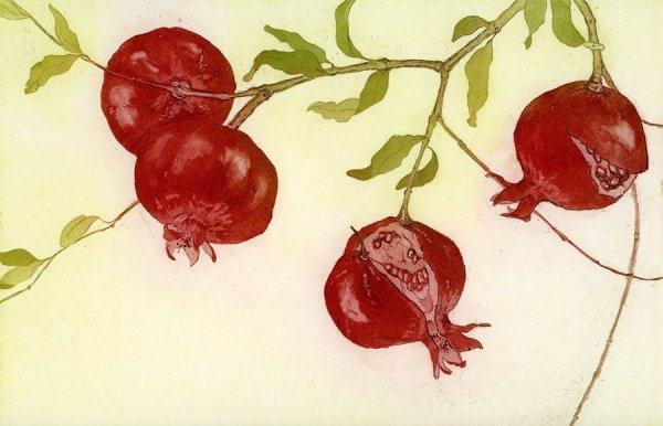 Гранатовое дерево орнамент