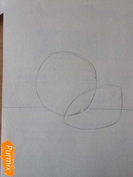 Гранат поэтапное рисование