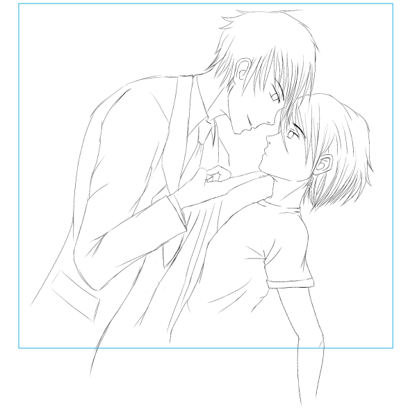 Скетчи для рисования яой