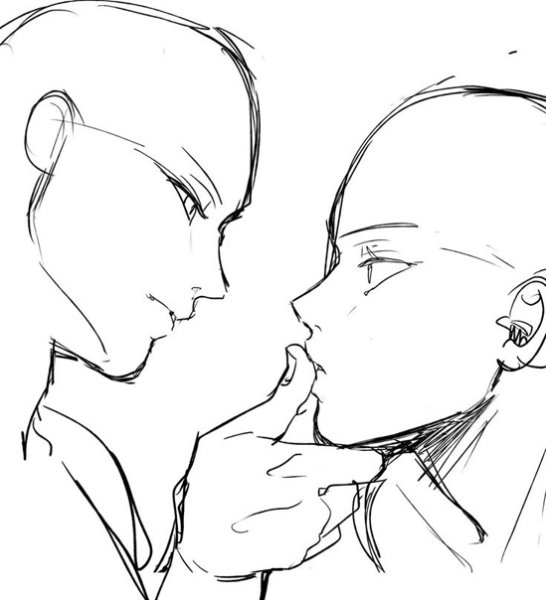 Романтические позы для рисования