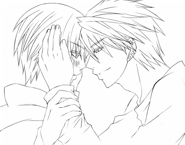 Лайн аниме парня