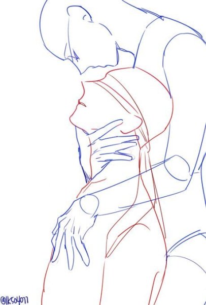 Позы для рисования парочек