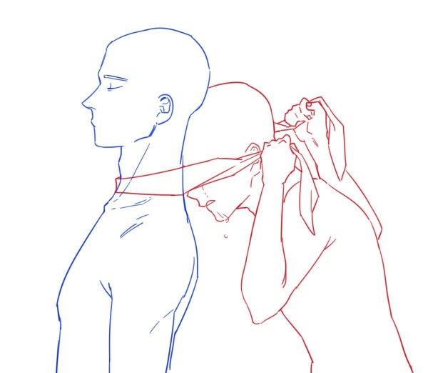 Позы для рисования в профиль