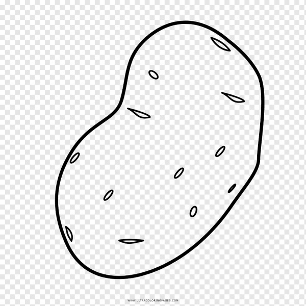 Картошка раскраска