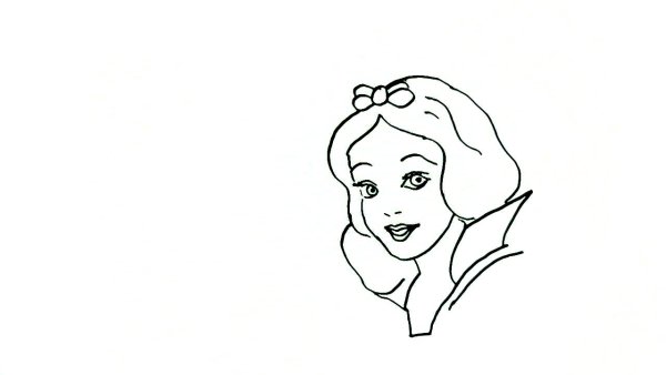 Белоснежка черно белая