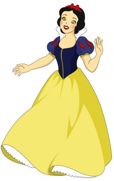 Раскраска Белоснежка