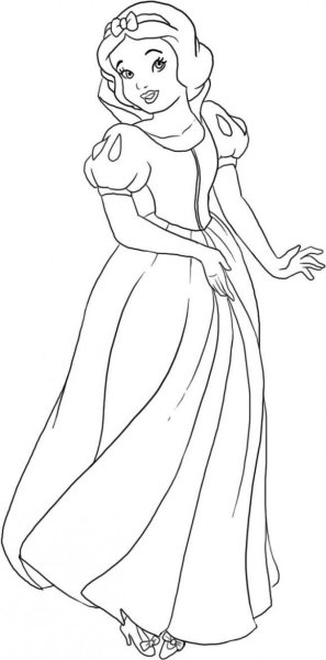 Принцессы Дисней пошагово