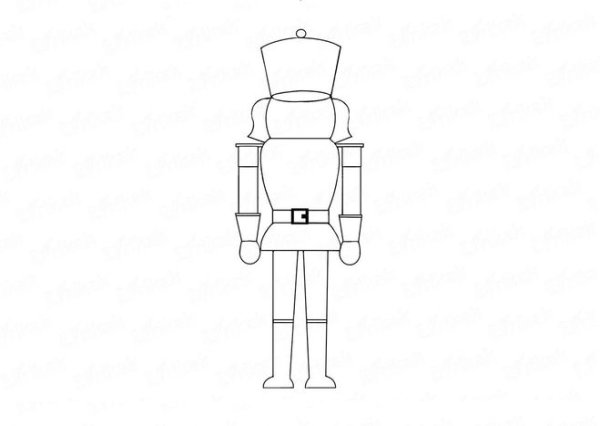 Щелкунчик раскраска