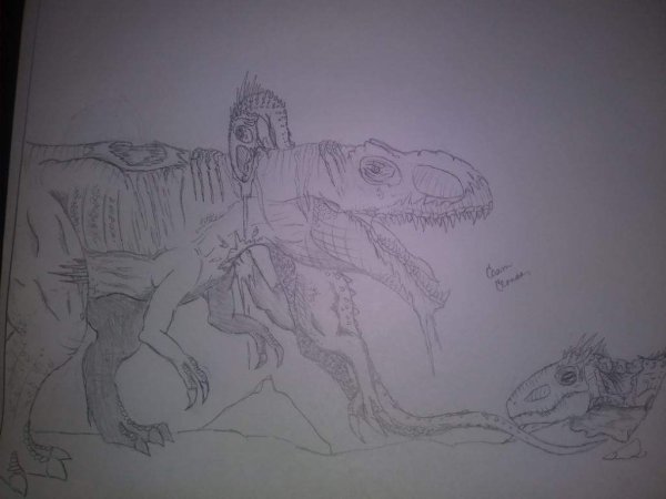 Наброски индораптора