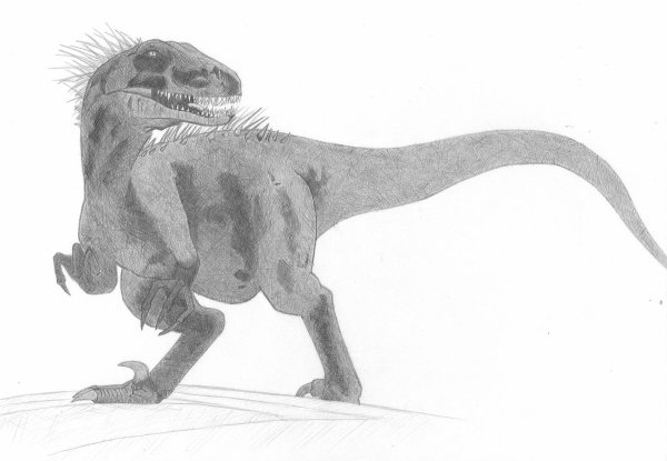 Индораптор рисунок