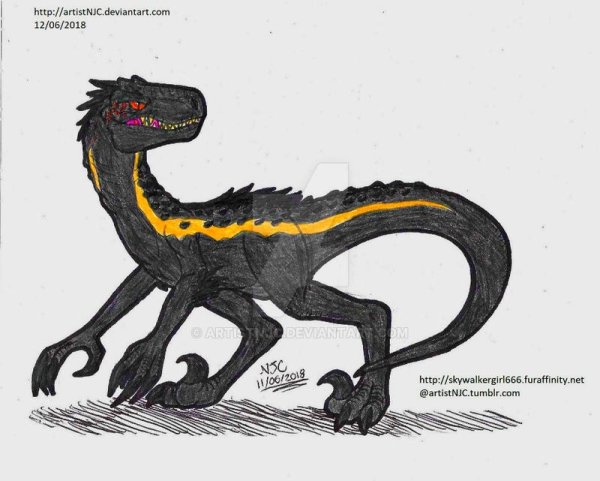 Drawing Indominus Rex vs Indoraptor