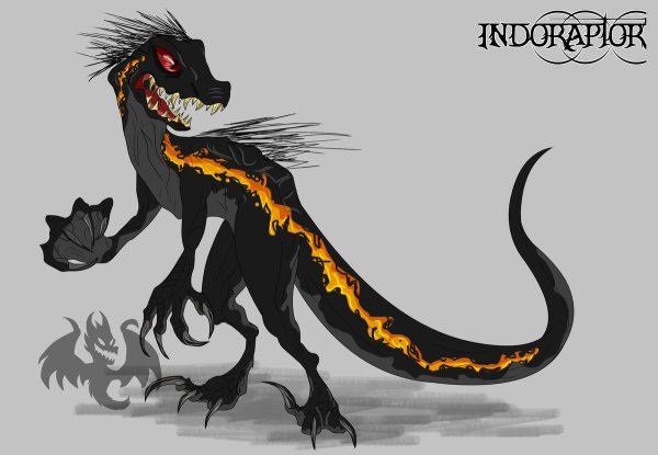 Индораптор рисунок