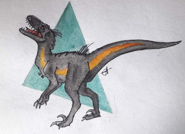 Поэтапное рисование раптора