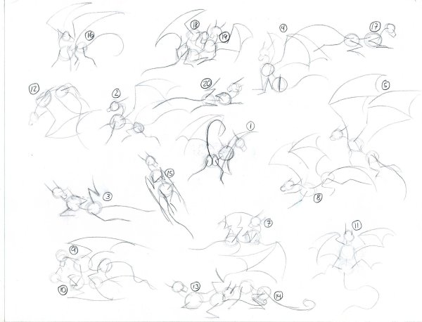 Рисование симметричных форм насекомых