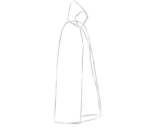 Пальто демисезонное женское эскиз