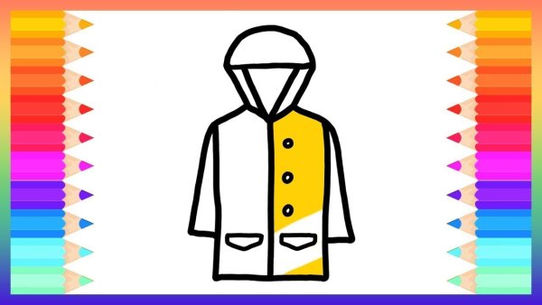 Технический эскиз тренчкот