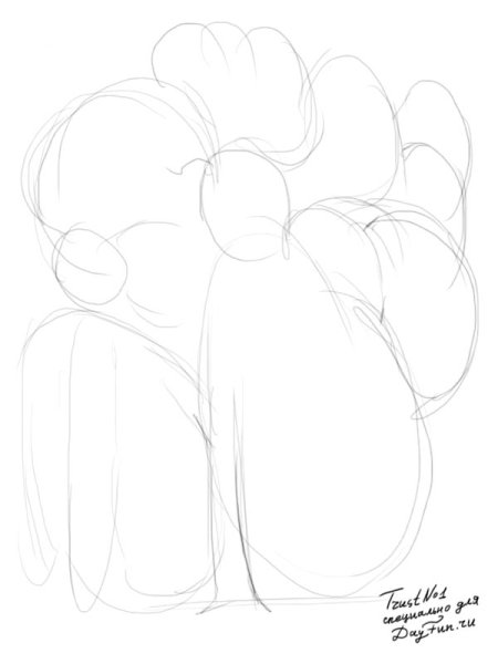 Плакучая Ива без листьев