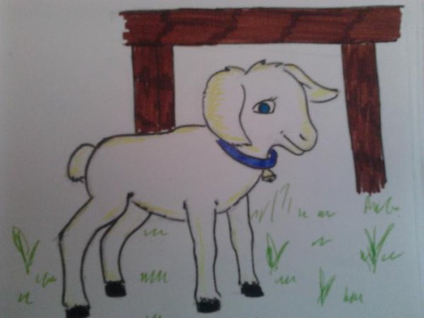 Занятие рисование козлята для детей 4-5 лет