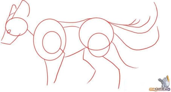 Кицунэ рисунок карандашом для срисовки