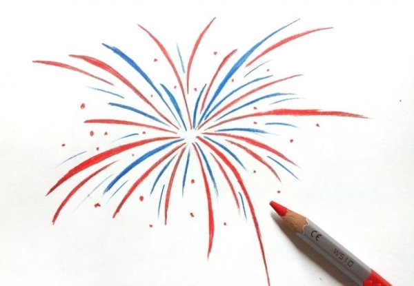 Салют карандашом