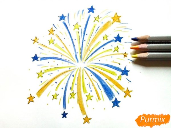 Фейерверк карандашом