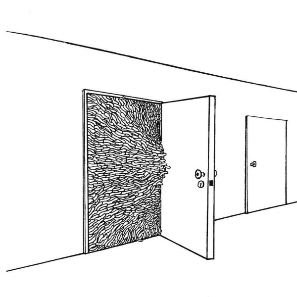 Дверь карандашом