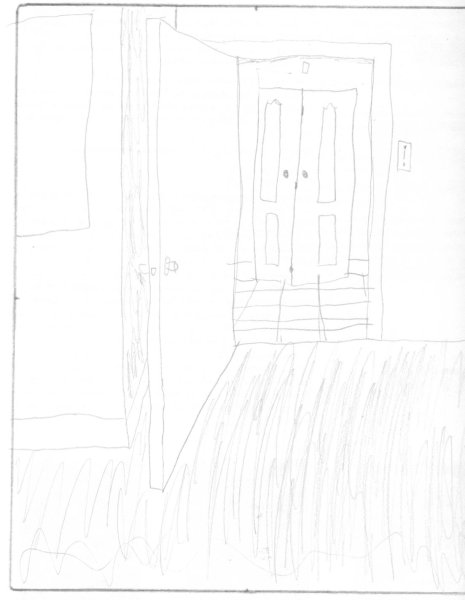 Что нарисовать на двери в комнате