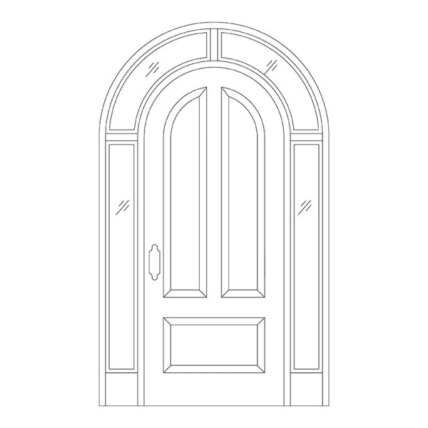 Нарисованная дверь