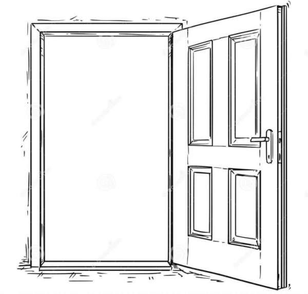 Эскиз двери