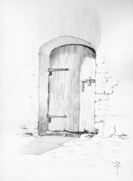 Дверь набросок