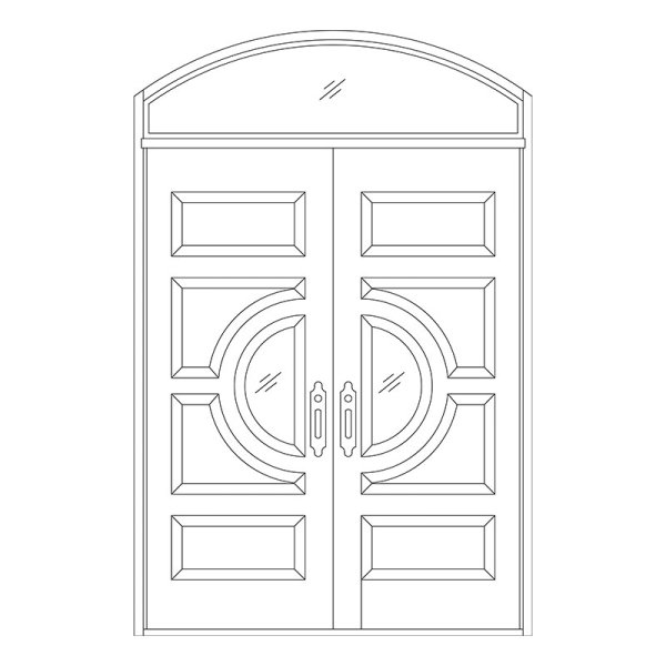 Дверь раскраска