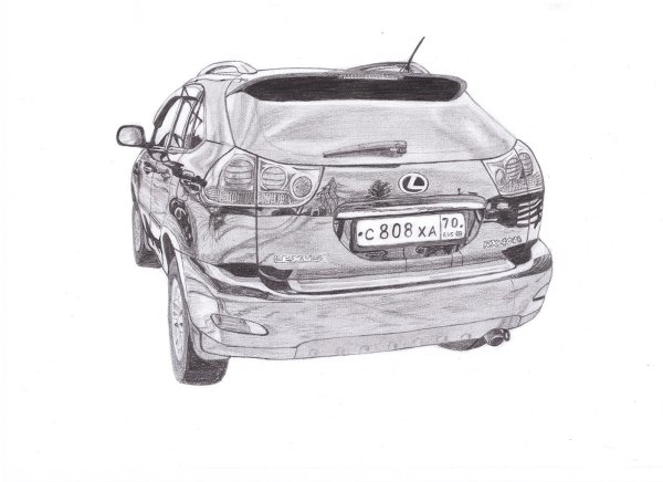 Lexus rx350 2012 drawings.