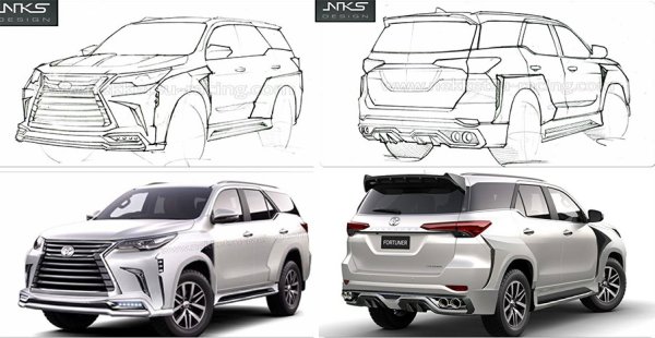 Обвес Лексус на фортунер