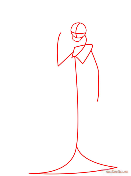 Поэтапное рисование смерти