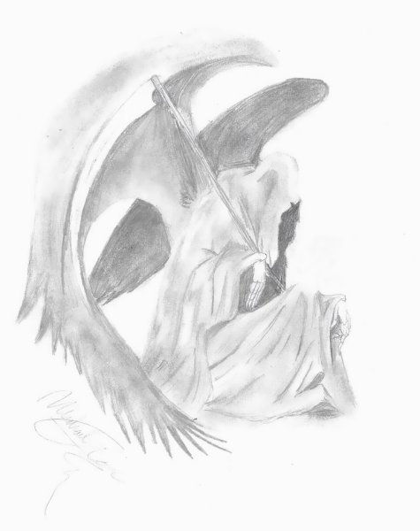 Смерть рисунок