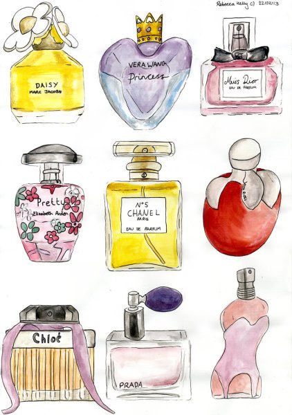 Духи рисунок